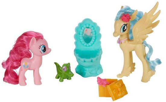 My Little Pony Set dvou poníků s doplňky Pinkie Pie a Princess Skystar