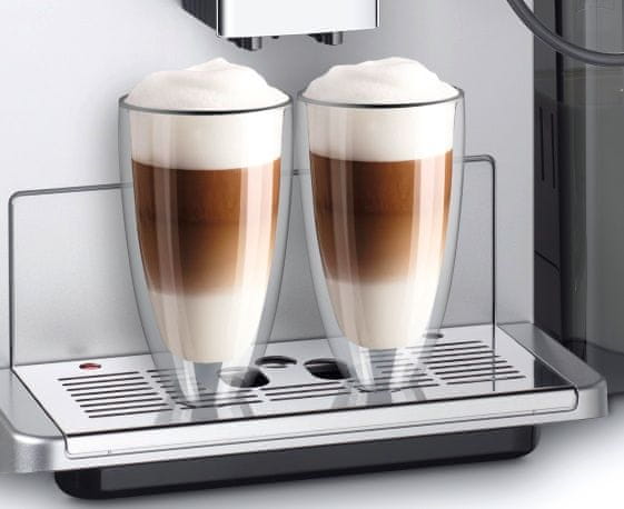 Automatický kávovar Melitta CI Touch Stříbrná 2 šálky najednou 10 kávových specialit italský proces přípravy
