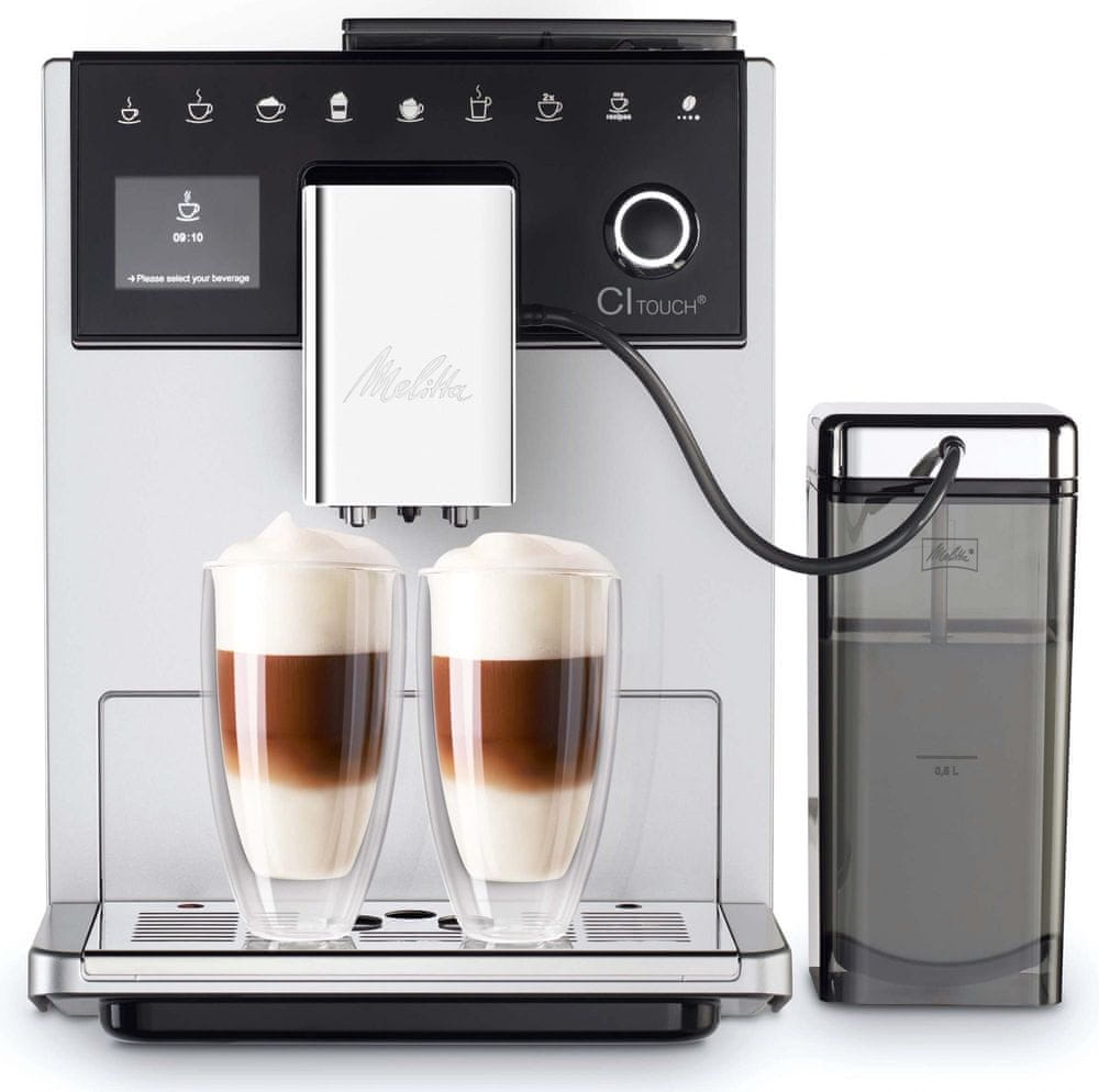 Levně MELITTA automatický kávovar CI Touch Stříbrná