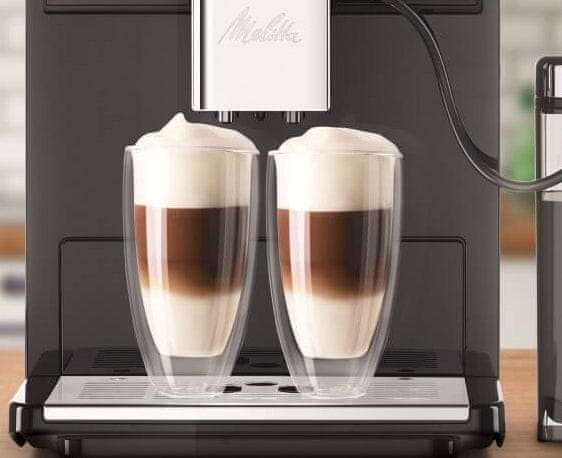 Automatický kávovar Melitta CI Touch Černá 2 šálky najednou 10 kávových specialit italský proces přípravy