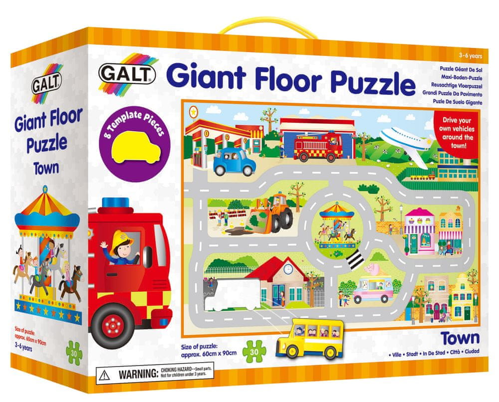 Galt Velké podlahové puzzle - město