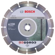 Bosch diamantový dělicí kotouč Standard for Concrete 230 × 22,23 × 2,3 × 10 mm