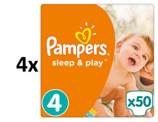 Pampers Pleny Sleep&Play 4 Maxi - 200 ks