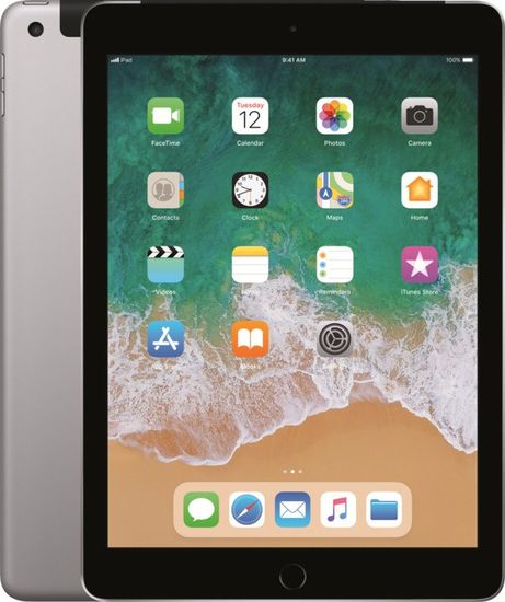 Apple iPad Cellular 128GB, Space Grey 2018 (MR722FD/A)