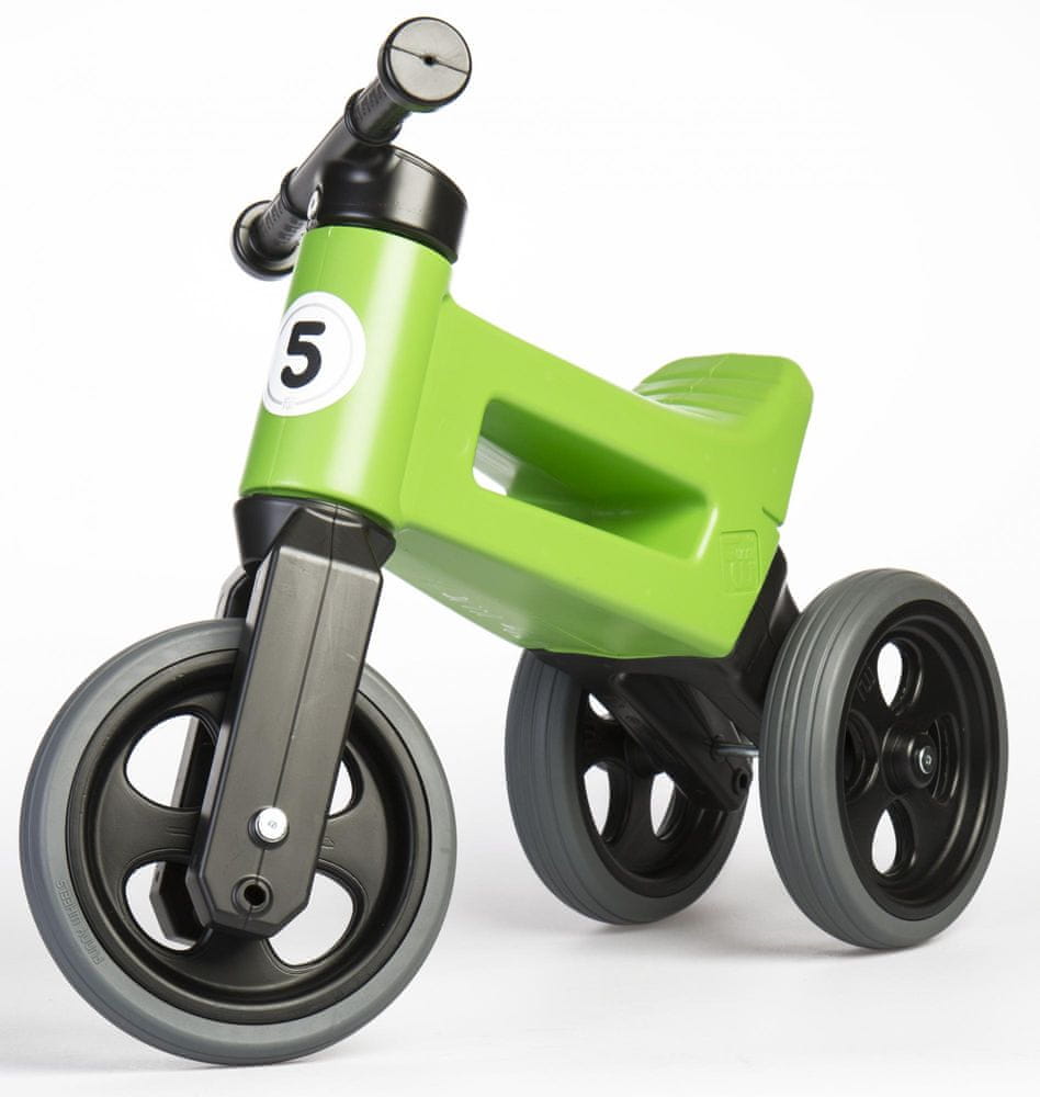 Teddies Odrážedlo Funny Wheels New Sport 2v1 zelená - zánovní