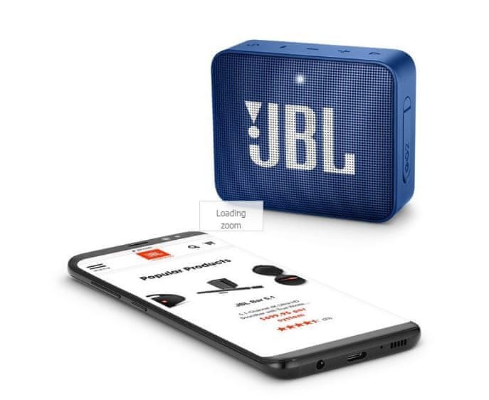 JBL GO 2, modrá - rozbaleno