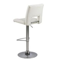 Design Scandinavia Barová židle Larry (SET 2 ks), bílá
