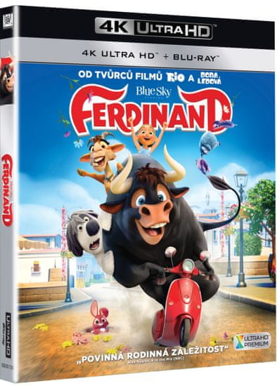 Ferdinand (2 disky) - Blu-ray + 4K ULTRA HD
