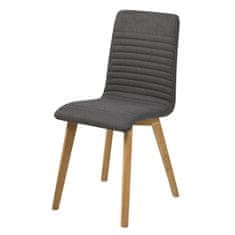 Design Scandinavia Jídelní židle Areta (SET 2 ks), antracitová