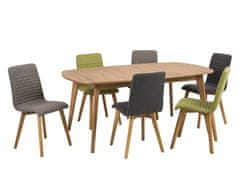 Design Scandinavia Jídelní židle Areta (SET 2 ks), antracitová