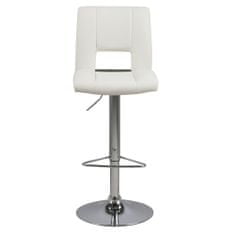 Design Scandinavia Barová židle Larry (SET 2 ks), bílá