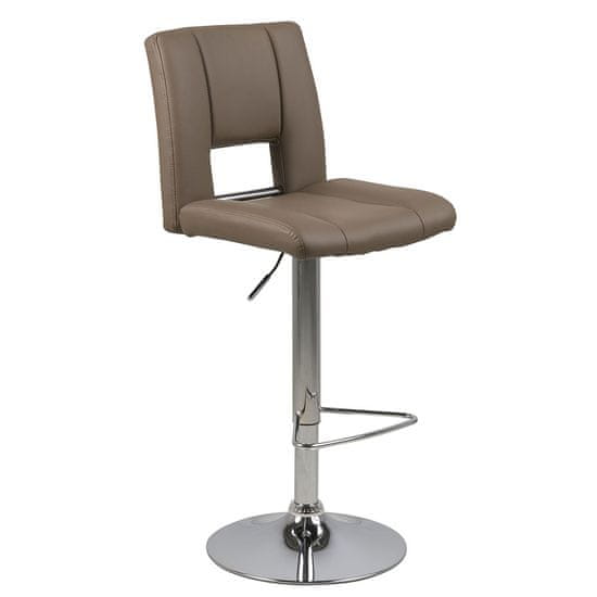 Design Scandinavia Barová židle Larry (SET 2 ks), cappucino