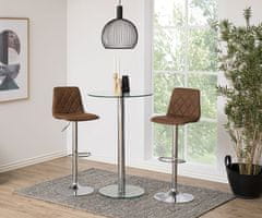 Design Scandinavia Barová židle Urma, holubičí hnědá