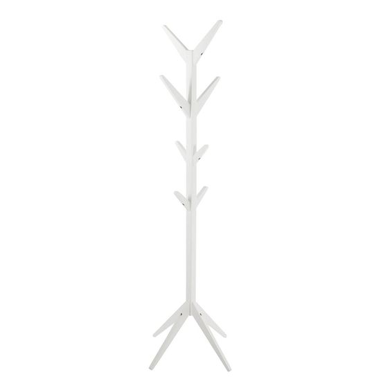 Design Scandinavia Věšák dřevěný Scotty, 178 cm, bílá