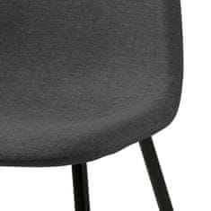 Design Scandinavia Jídelní židle Wanda (SET 4 ks), šedá