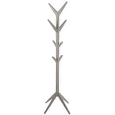 Design Scandinavia Věšák dřevěný Scotty, 178 cm, šedá