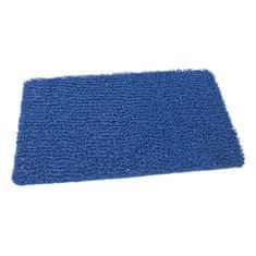 FLOMA Modrá protiskluzová sprchová obdélníková rohož Spaghetti - 59,5 x 35 x 1,2 cm