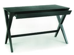 Design Scandinavia Pracovní stůl se zásuvkou Trixy, 120 cm, černá