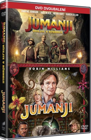 Jumanji kolekce: Jumanji (1995) + Jumanji: Vítejte v džungli (2DVD) - DVD