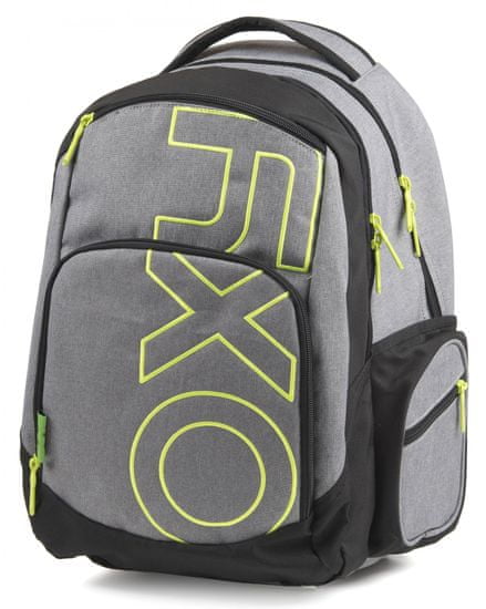 Oxybag Studentský batoh OXY Style GREY LINE Green