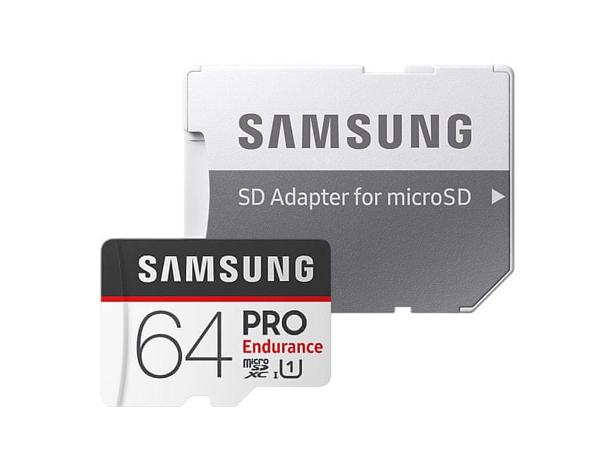Levně Samsung micro SDXC 64GB PRO Endurance + SD adaptér (MB-MJ64GA/EU)