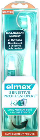 Elmex Sensitive Professional kartáček + Sensitive pero 5 ml