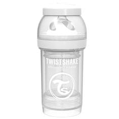 Twistshake Kojenecká láhev Anti-Colic 260ml, Bílá