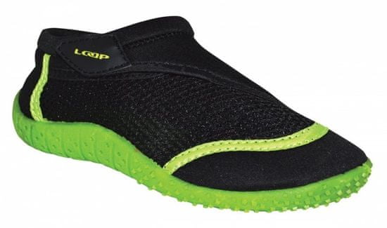 Loap Chlapecké boty do vody Hank Kid černo-zelená