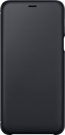 Samsung A6 plus flipové pouzdro, černá EF-WA605CBEGWW