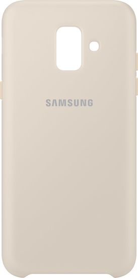 Samsung A6 dvouvrstvý ochranný zadní kryt, zlatá EF-PA600CFEGWW