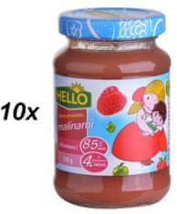 Hello Ovocná přesnídávka s malinami a vitamínem C 10x190g
