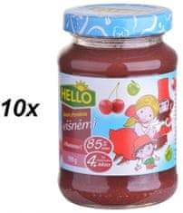 Ovocná přesnídávka s višněmi a vitamínem C 10x190g