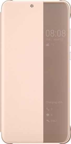 Huawei Original S-View Cover Pouzdro pro P20, růžová 51992357