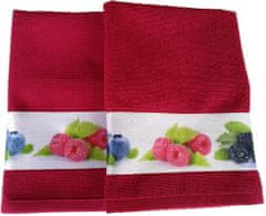 Framsohn Set kuchyňského ručníku a utěrky, Berries