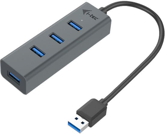 I-TEC USB 3.0 Metal pasivní 4 portový HUB U3HUBMETAL403