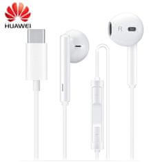 Huawei Sluchátka USB-C s mikrofonem CM33, bílé ORHUHFPCM33WH
