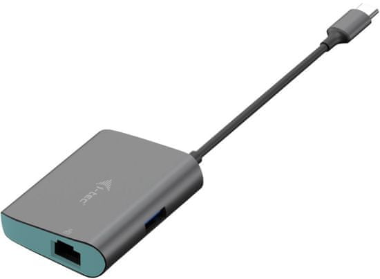 I-TEC USB-C Metal HUB s Gigabit Ethernet adaptérem C31METALANHUB