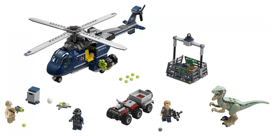 LEGO JurassicWorld 75928 Pronásledování Bluea helikoptérou