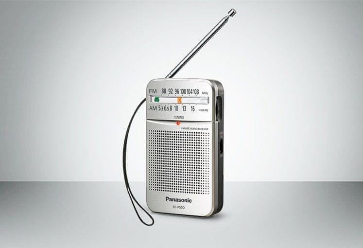radiopřijímač Panasonic RF-P50DEG digitální ladění FM a AM pásma