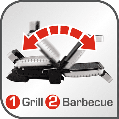 Tefal GC451B12 SuperGrill UC 700 polohy