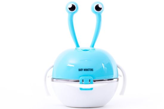Baby Monsters Jídelní set Krab 4m+ modrá - použité