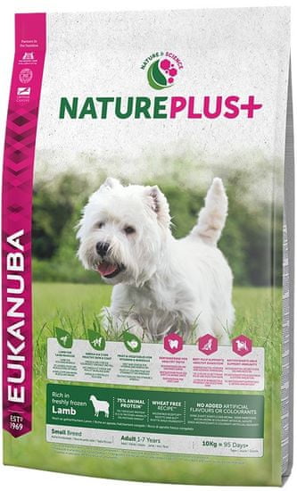 Eukanuba Nature Plus+ Adult Small Breed Rich in freshly frozen Lamb 10kg