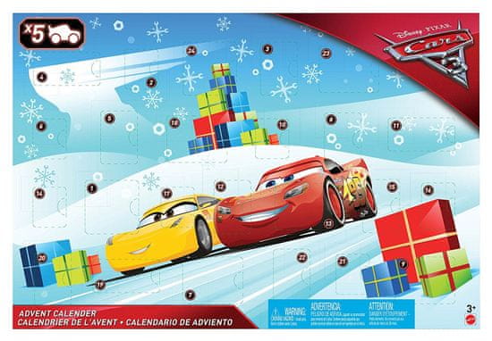 Mattel Adventní kalendář Cars 3