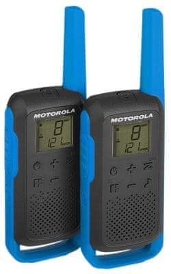 Motorola TLKR T62, modrá - zánovní