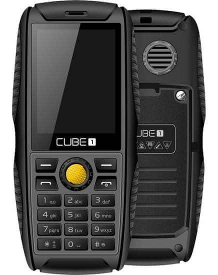 CUBE1 S200, Dual SIM, černý