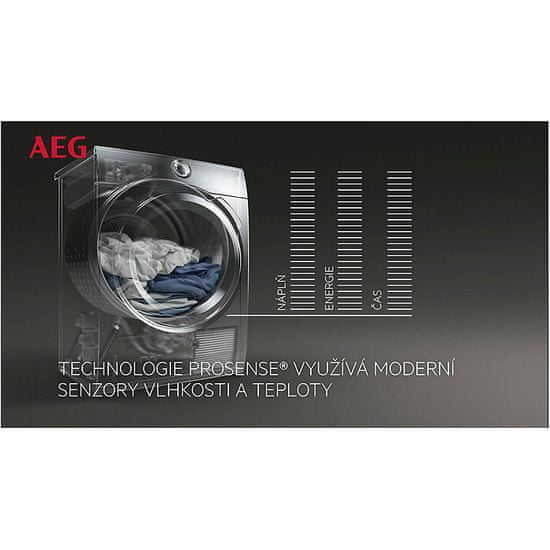 AEG sušička prádla AbsoluteCare T8DEC68SC + 10 let záruka na motor
