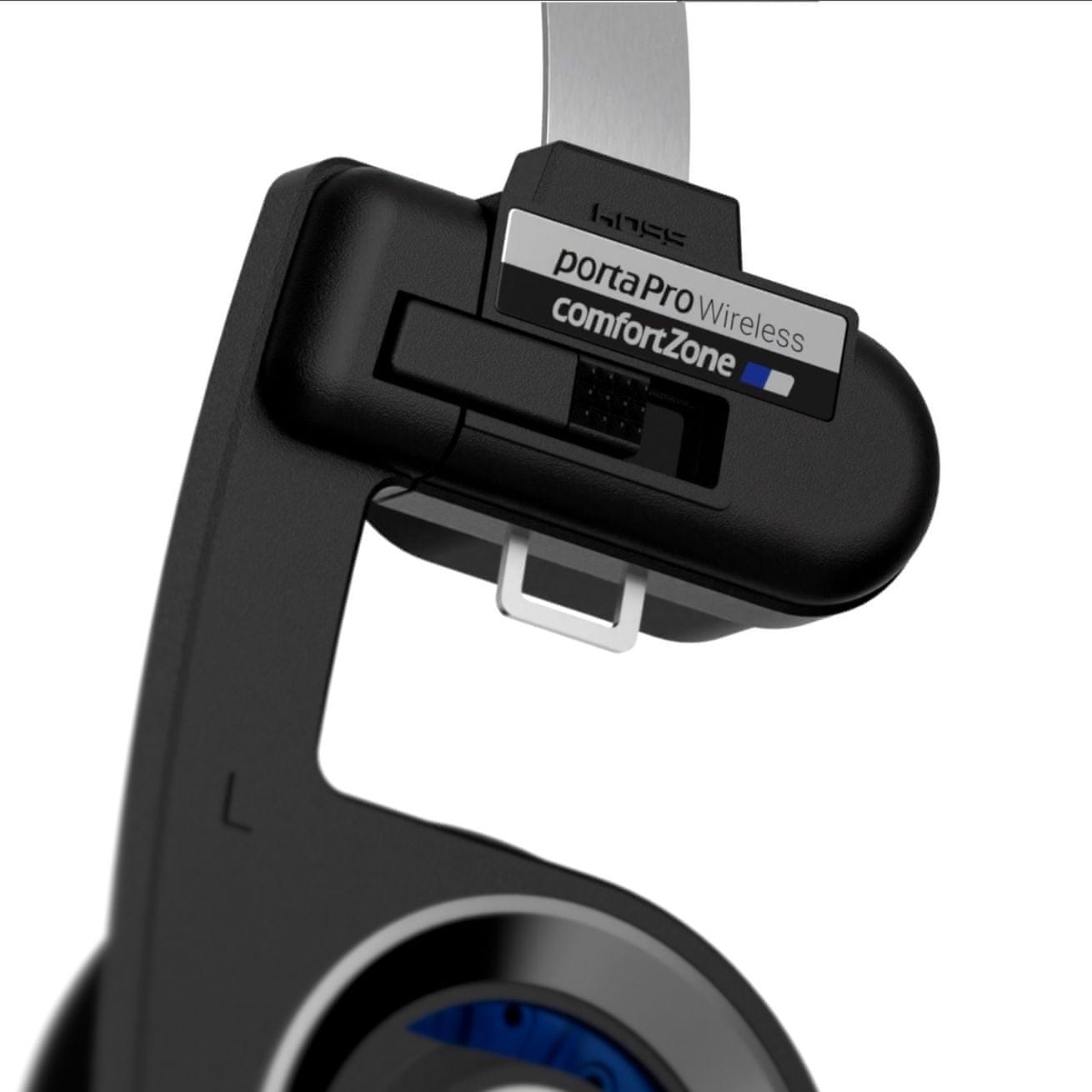 Koss Porta Pro Wireless vezeték nélküli fülhallgató kényelmes szerkezet, állítható fülkagylók