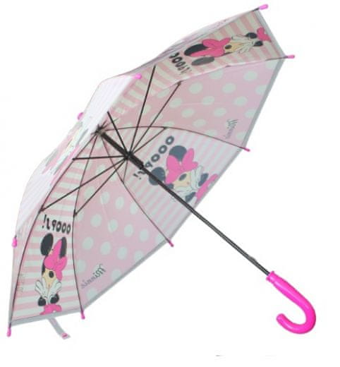 E plus M Dívčí deštník Minnie - bílý