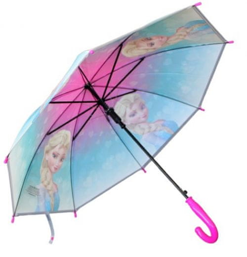 E plus M Dívčí deštník Frozen - modro-růžový