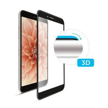 FIXED Ochranné tvrzené sklo 3D Full-Cover pro Apple iPhone 6/6S Plus, přes celý displej, černé